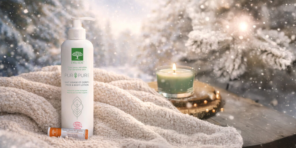 Routine de soin naturel pour peau sensible avec soins visage et corps biologiquesin with organic face and body care products